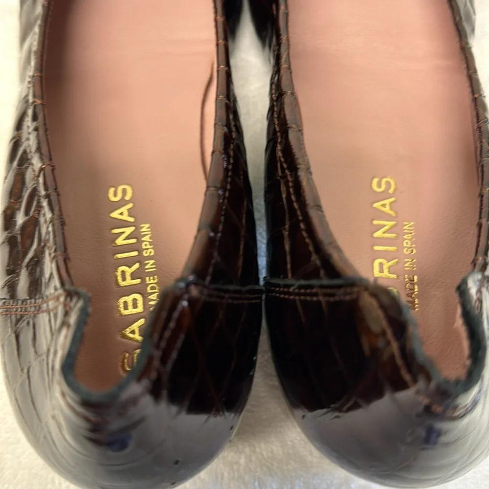 Sabrinas Brown‎ Alligator Pumps Size 40 or US 9.5-10